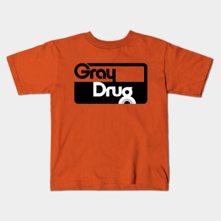 Gray Drug Drugstore Kids T-Shirt